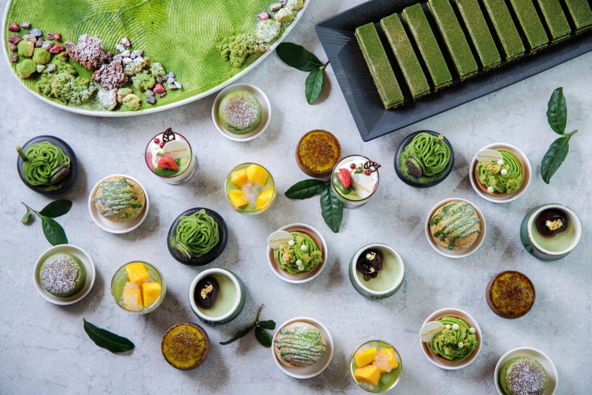 デザートブッフェ – MATCHA SYMPHONY~抹茶の香りに包まれて、野点の優雅な饗宴~|2026年5月1日(金)〜6月30日(火)ウェスティンホテル東京で開催!抹茶デザート約20種類