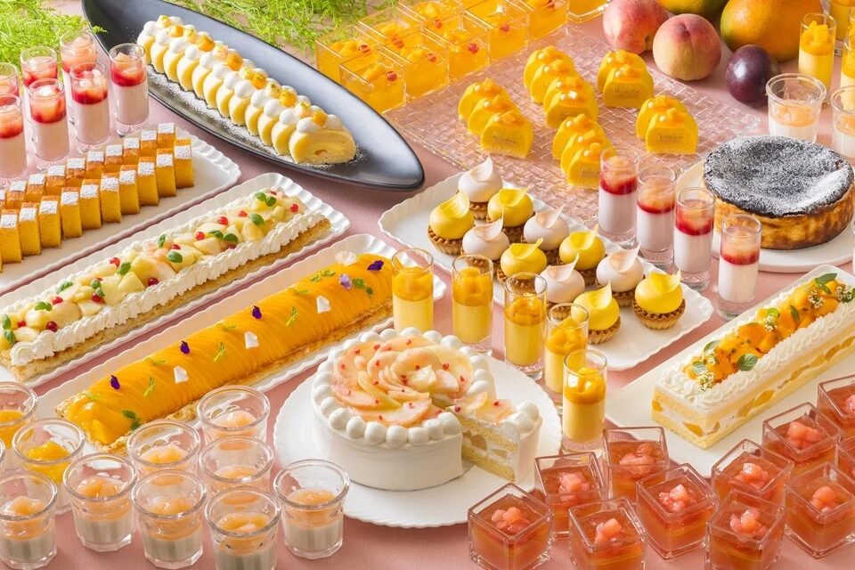 SORAE Sweets Buffet ~桃とマンゴーが誘う夏~|7月1日(水)から毎週水曜に吉祥寺エクセルホテル東急で開催!桃とマンゴーのスイーツを食べ比べ